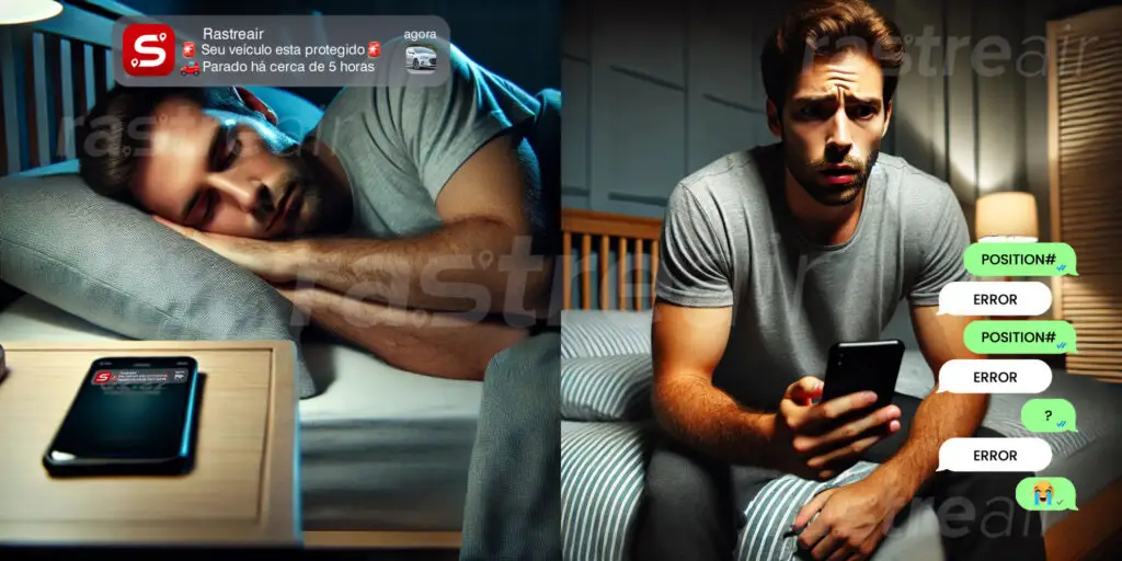 Comparativo entre rastreador gratis sem mensalidade e RastreAIR.